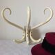 Wall-mounted parrot coat rack