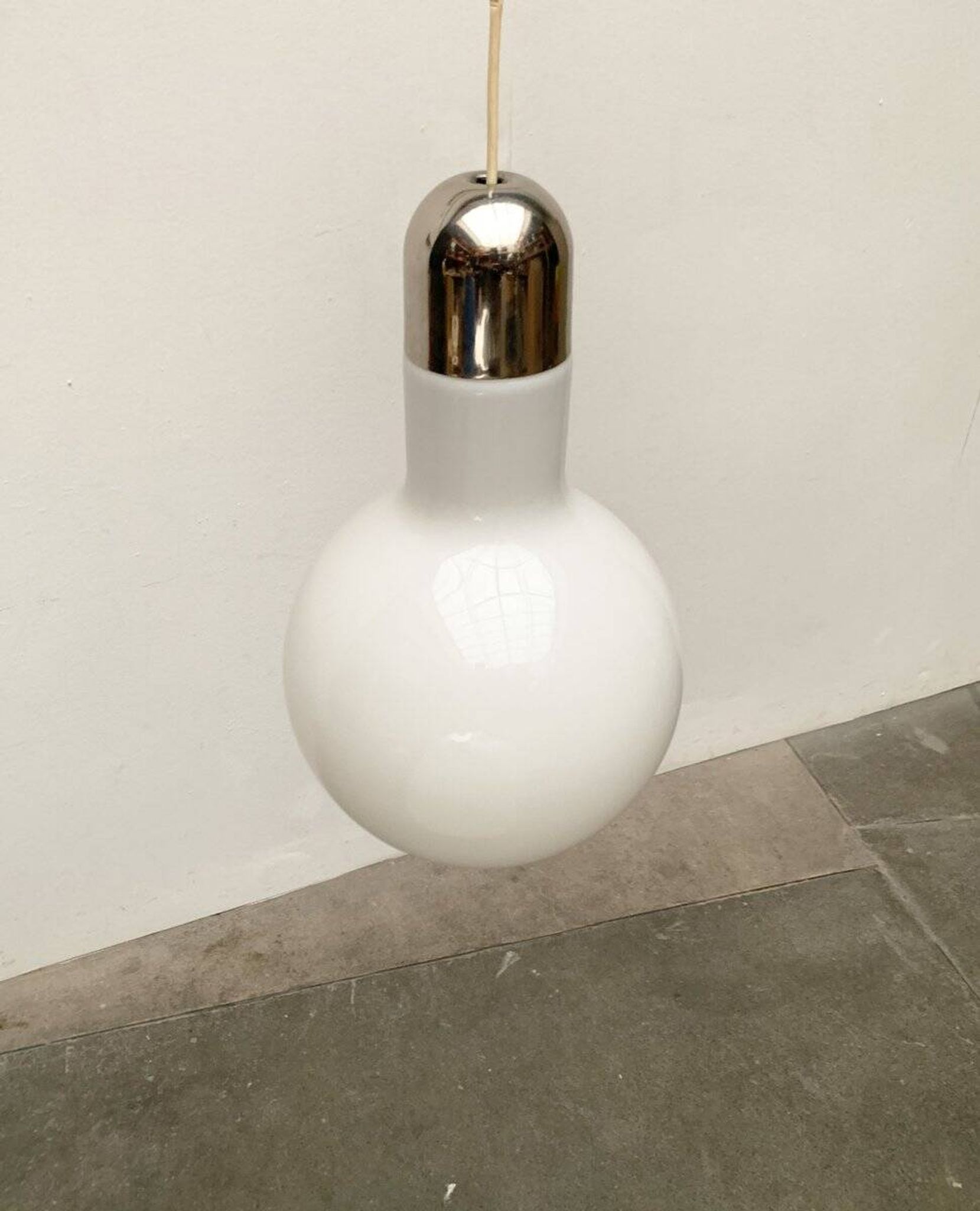 Swiss Minimalist Space Age Pendant Lamp by Temde, 1960s