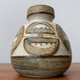 Danish vase from the mid-century pottery studio of Søholm, 1960s.