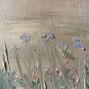 Vintage landscape painting from the 70s