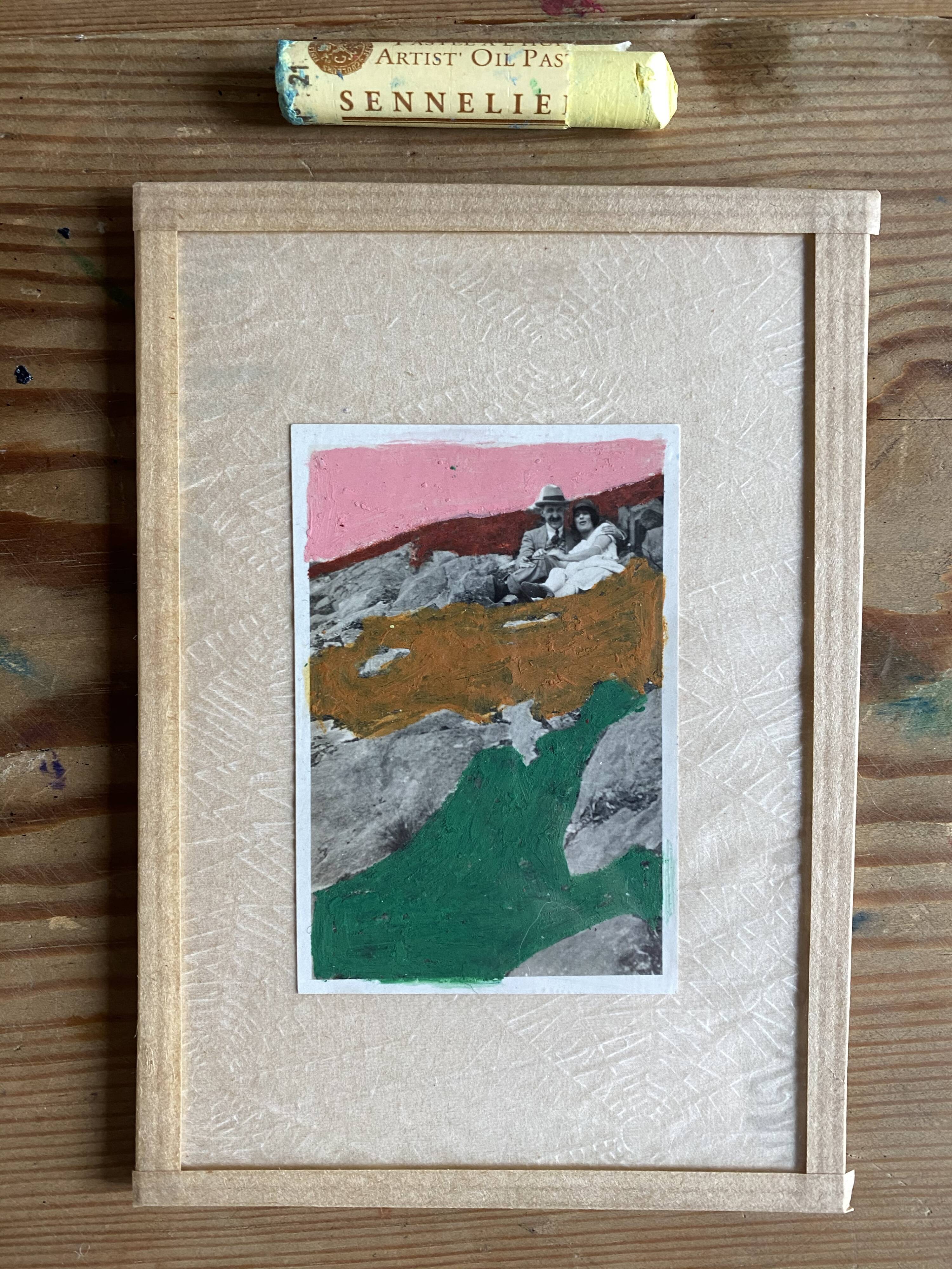 Bold pastels in old photo - Brighton 1927