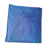 Old square tablecloth