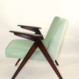 Light Green Bunny Armchair by Józef Chierowski, 1970s