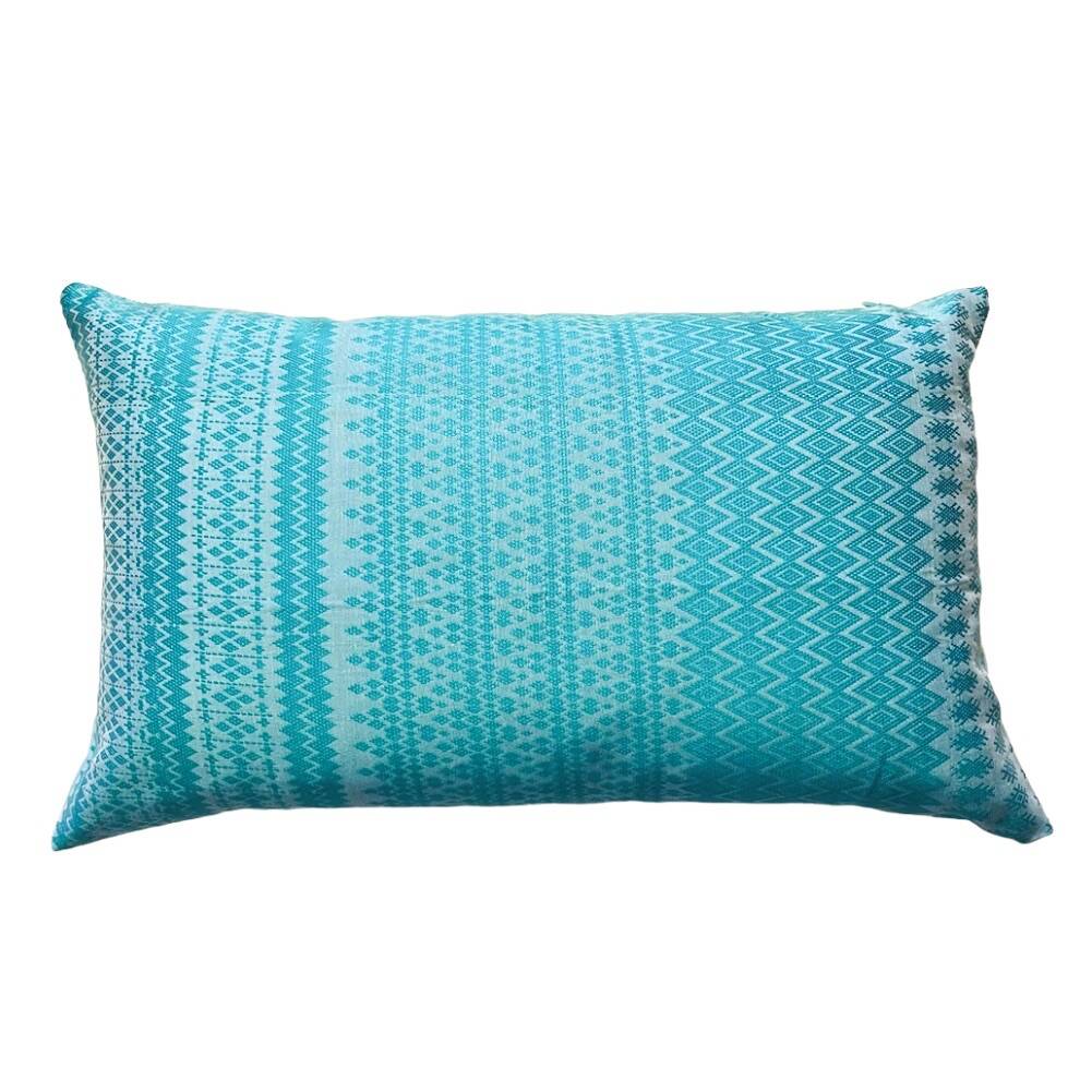 Turquoise Kachin cushion