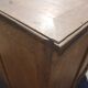 Old wooden administration office with sliding shelf