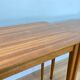 Set of two wood side/nesting tables - Germany, 1970s