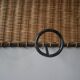 Coat rack cloakroom metal wrought iron wicker rattan handcrafted wall unit storage