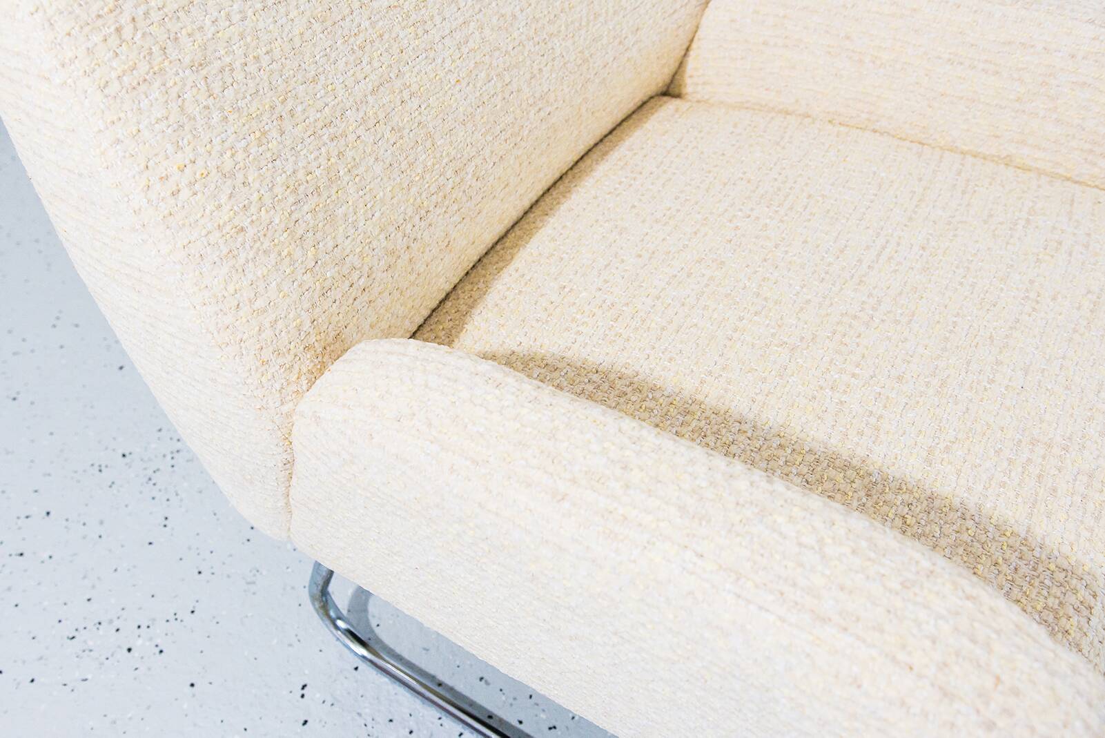 Vintage yellow Armchairs, Germany, 1970s, Set Of 2