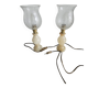 2 lampes marbre