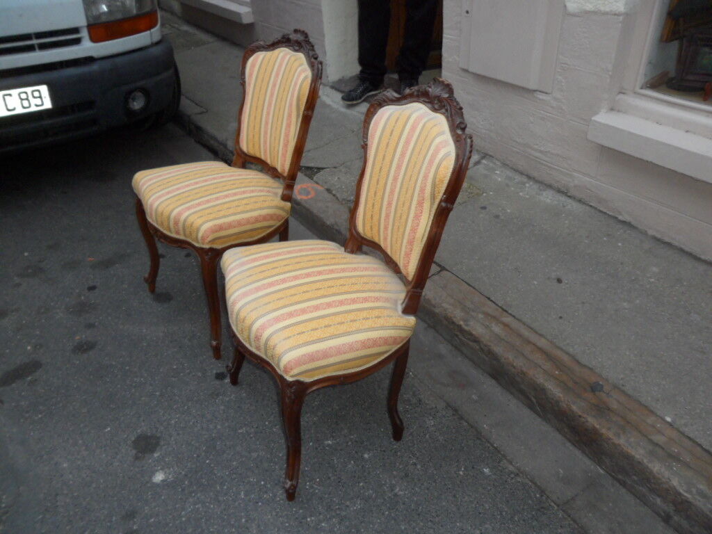 Paires chaises louis XV