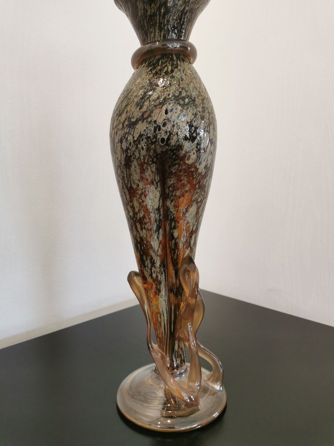 Vintage blown glass vase