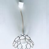 Mother-of-pearl and brass pendant light