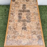 Vintage 1980s Brutalist Ceramic Coffee Table