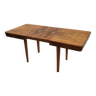 Vintage ziara pravenec halabala compact extendable dining table art deco 50s wood 115cm-170cm