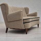 1960s, Danish 3 seater sofa, original good condition, cotton-wool.