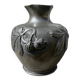 Art Nouveau pewter vase signed Cortesi