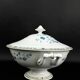 Soupière Haviland Limoges modèle Nankin décor bleu et or