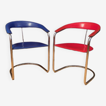 A pair of Canasta chairs, Arrben, Italy, 1970s