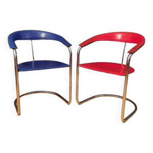 A pair of Canasta chairs, - 1970s