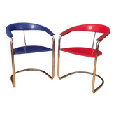 A pair of Canasta chairs, Arrben, Italy, 1970s