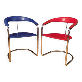 A pair of Canasta chairs, Arrben, Italy, 1970s