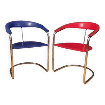 A pair of Canasta chairs, Arrben, Italy, 1970s