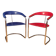 A pair of Canasta chairs, Arrben, Italy, 1970s