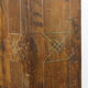 Painted folk art bridal cupboard 1769