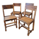 4 Arts and Crafts chairs