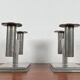 Minimalist chandelier model 551 in German tin by Karl Raichle for Meersburg, 1930s, set of 2.