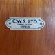 Wardrobe Art Deco English from the 40s