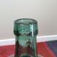 Demijohn green blown glass Viresa