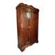 Antique French pine bonnetière – rustic country wardrobe – circa 1900–1920