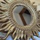 Vintage Gold Sun Mirror – A Mid-Century Classic for a Stylish Décor