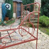 Wrought iron sofa bed nineteenth century