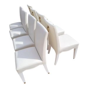 8 chaises modèle café Marly Paris