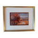 Old pastel painting of Vosges landscape signed Antoine Dugois