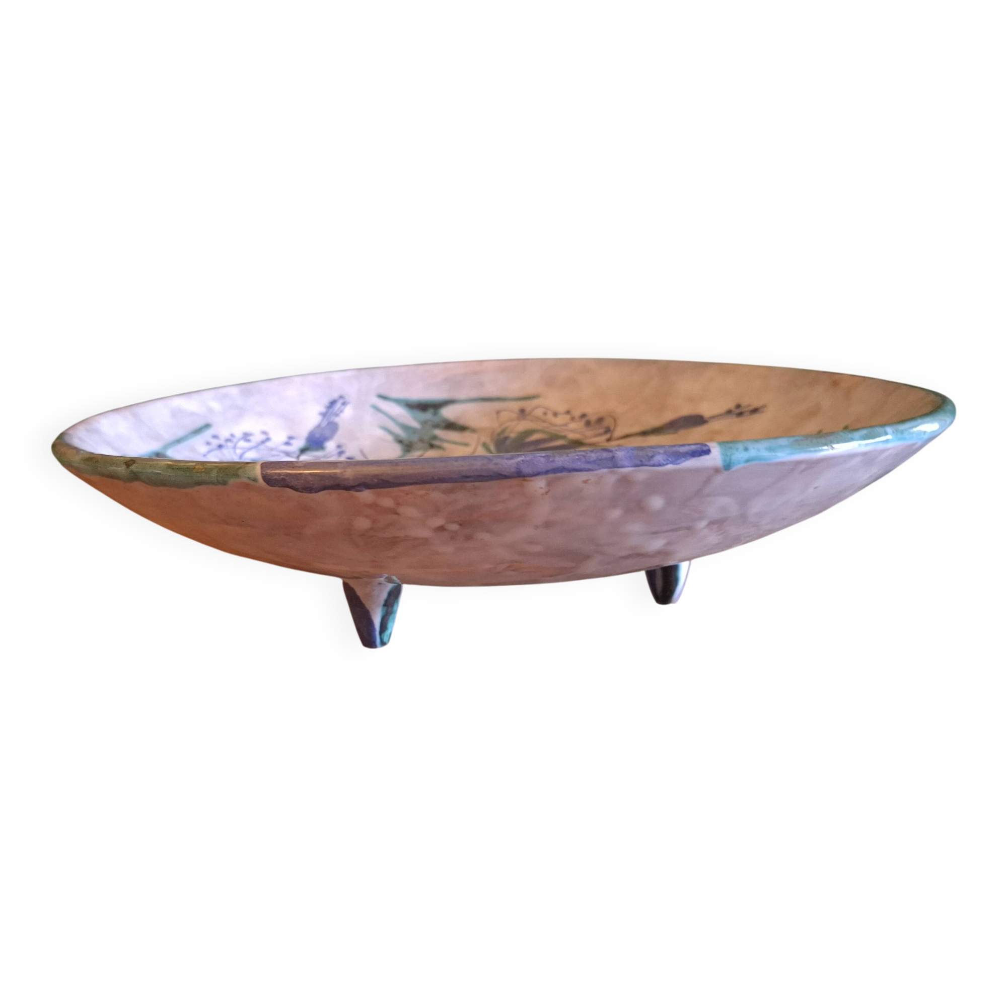 Plat tripode vallauris , le brescon