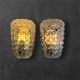 Helena Tynell Glashütte Limburg 1960 vintage Germany wall lights x2