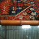 Mirror around wooden bamboo style 44x39 cm
