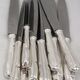 Boulenger Rambouillet, 12 silver-plated table knives, excellent condition.