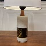Ceramic lamp Scandinavian design 1950.