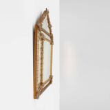 Miroir vénitien en verre de Murano par Art Venitien, modèle Campanil