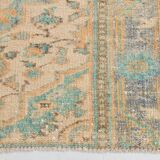 6x9 Pale Orange Oriental Vintage Rug 182x270Cm SK 21429