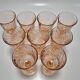 Set of 9 Rosaline mini glasses