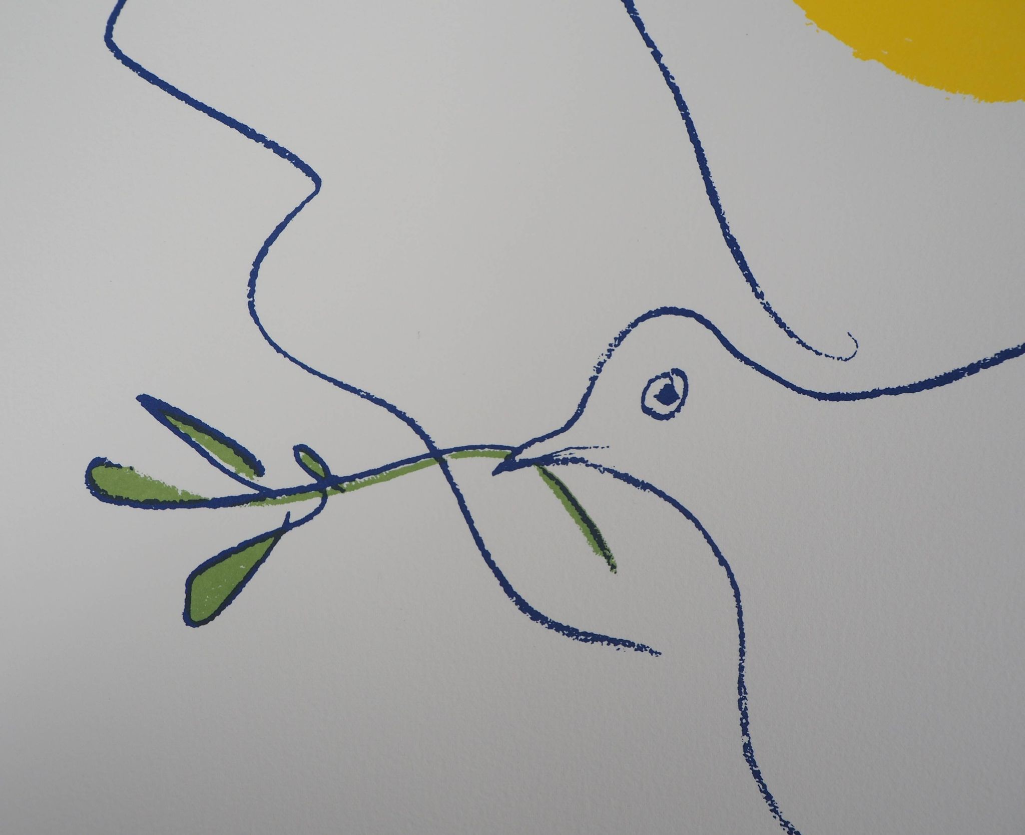 Pablo Picasso : Colombe de l'avenir, Lithographie signée
