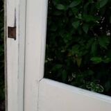 Old glazed door 211.5x105.5cm and its entrance door frame.