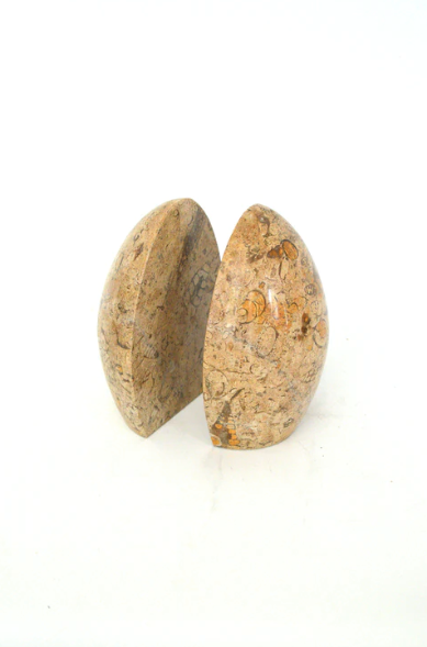 Pair of marble bookends