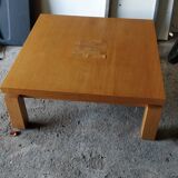 Table basse carré marqueterie