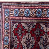 Antique Uzbek Bukhara handmade rug 94cm x 125cm (1920s)
